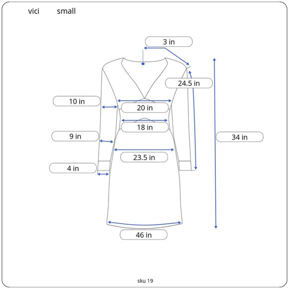 VICI Small Boho Fairy Tie-Dye Cotton Summer Dress - Picture 6 of 14